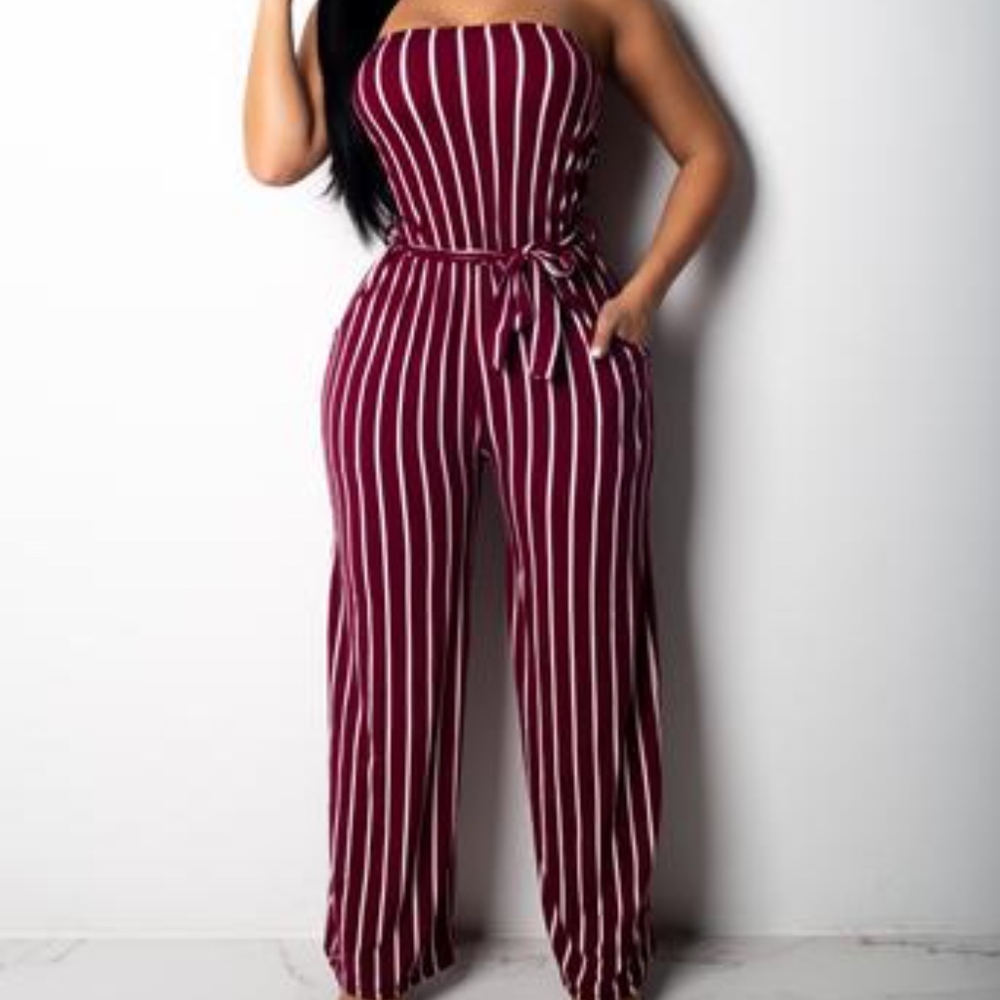 Burgundy Jumpsuit